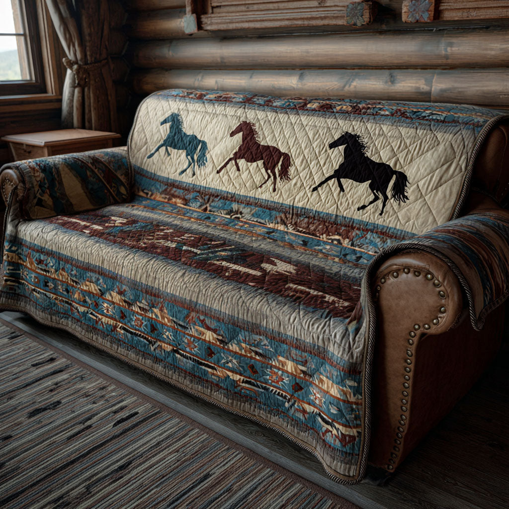 Frontier Wind Quilted Sofa Cover Sofa Seat Covers Country And Western Gifts