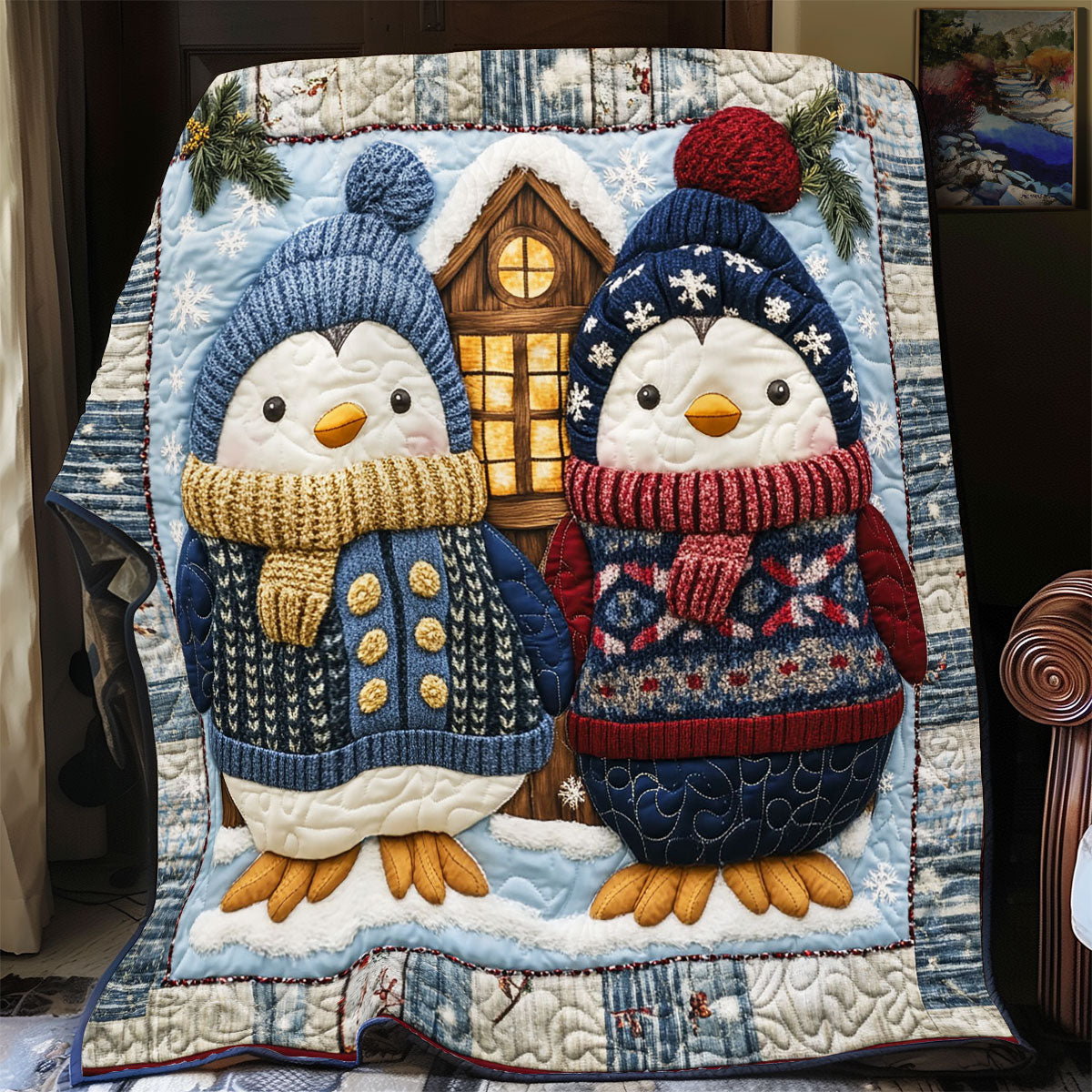 Frost Buddy Quilt Premium Quilt Blanket for Family and Guests