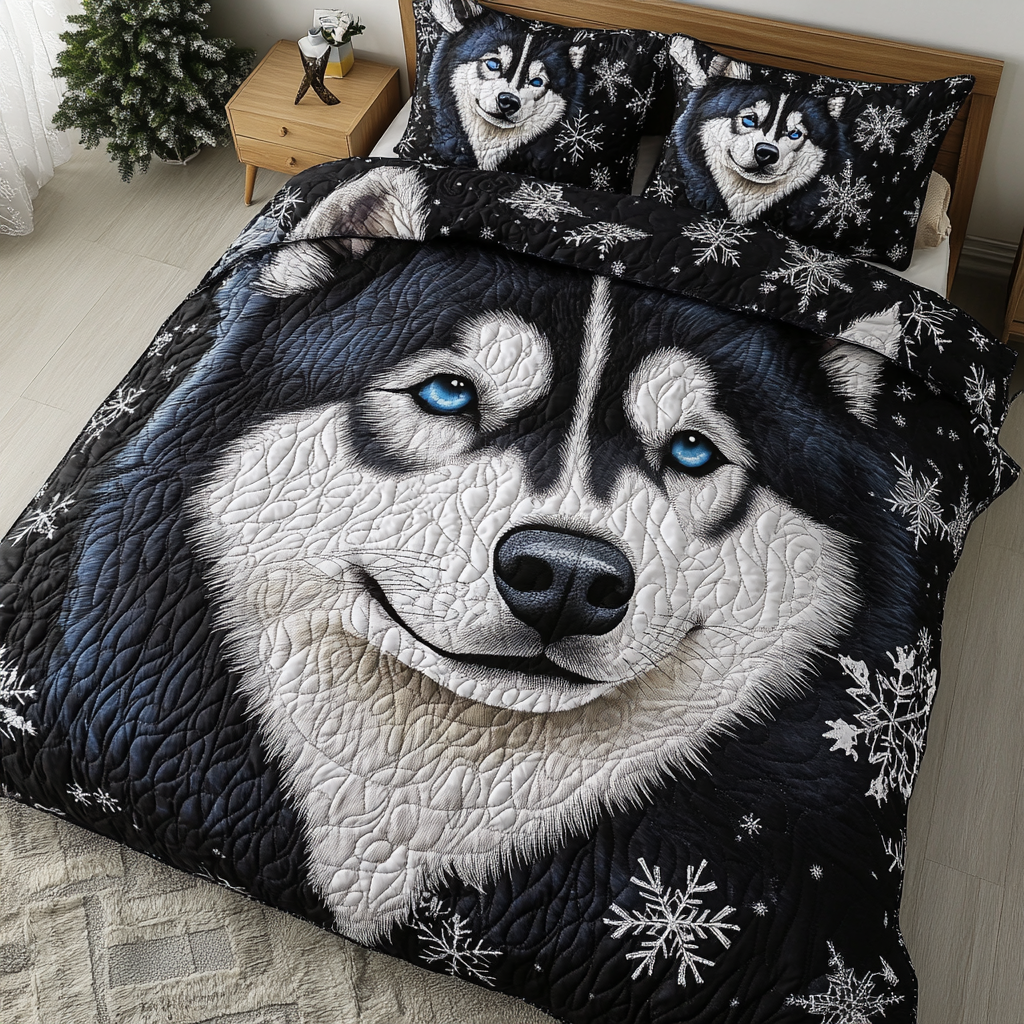 Frost Friend Quilted Bedding Set Luxury Bed Sheet Gift Set for Ultimate Comfort