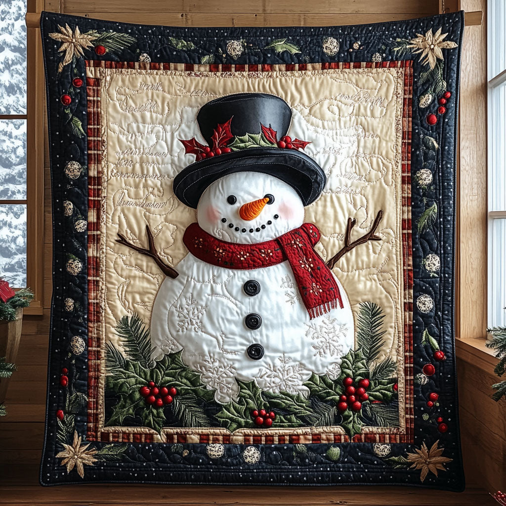 Frost Glow Quilt Premium Quilt Blanket Gift for Cozy Winter Nights