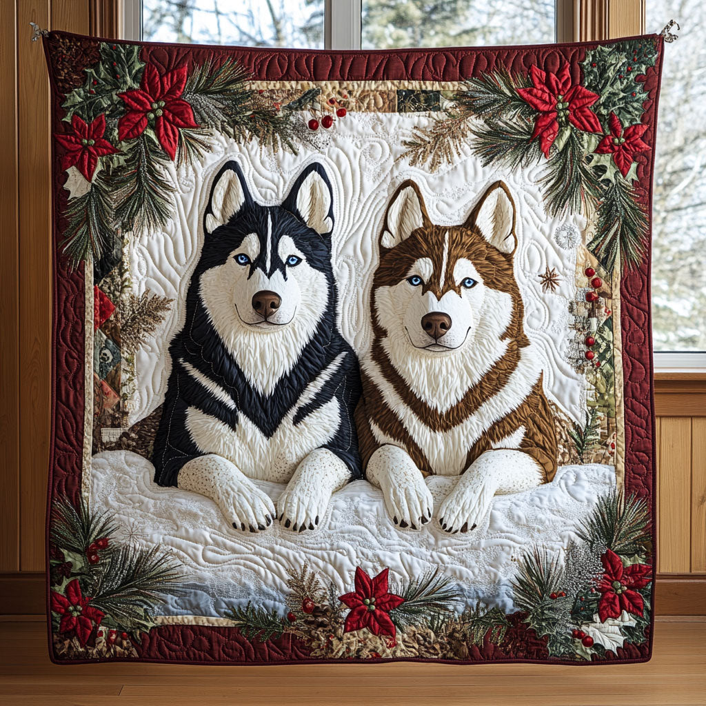 Frost Haven Quilt Blanket Christmas Throws Awesome Dog Lover Gifts