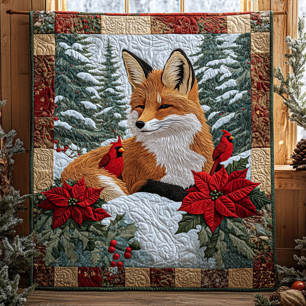 Frost Spirit Quilt Cozy Quilt Blanket for Winter Relaxation