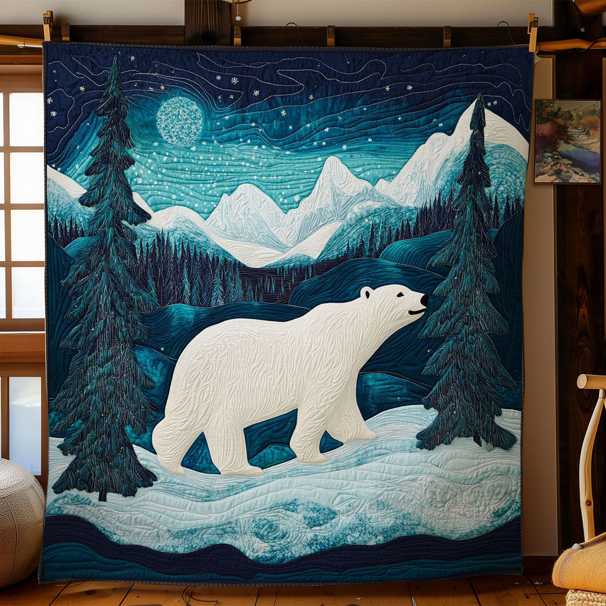 Frostbound Quilt Best Gift For Friends and Family on Christmas Day