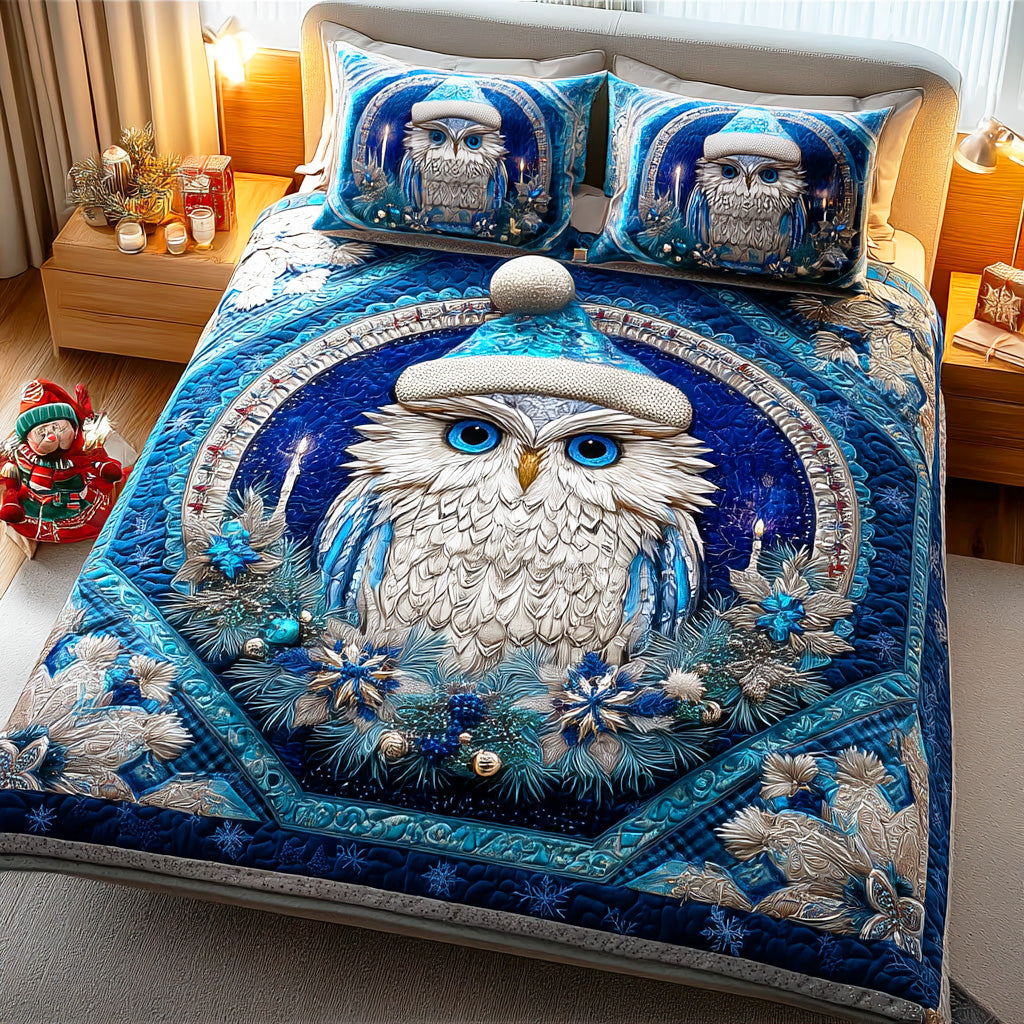 Frostwing Sentinel Quilted Bedding Set Perfect Bedding Gift Set for Family and Friends