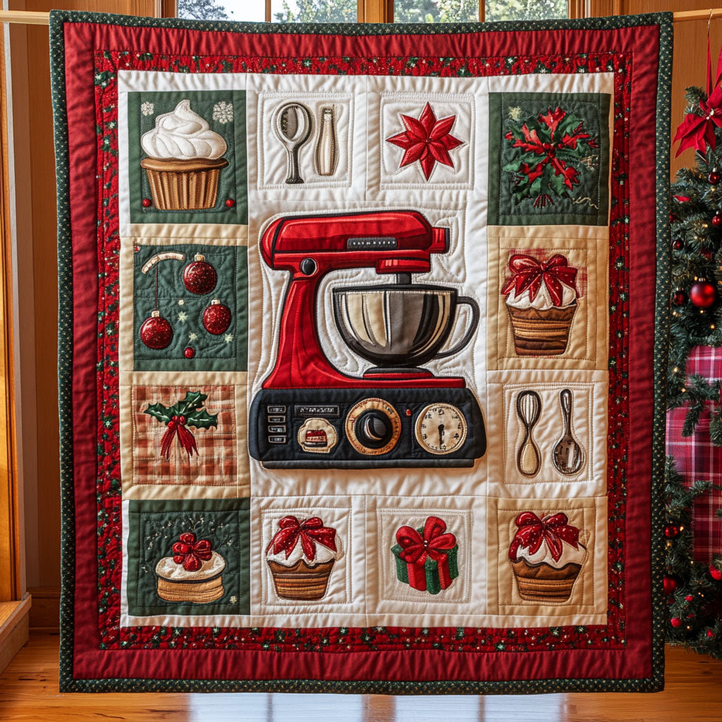 Frosty Bakery Quilt Blanket Winter Blanket Gifts For Couples Who Have Everything