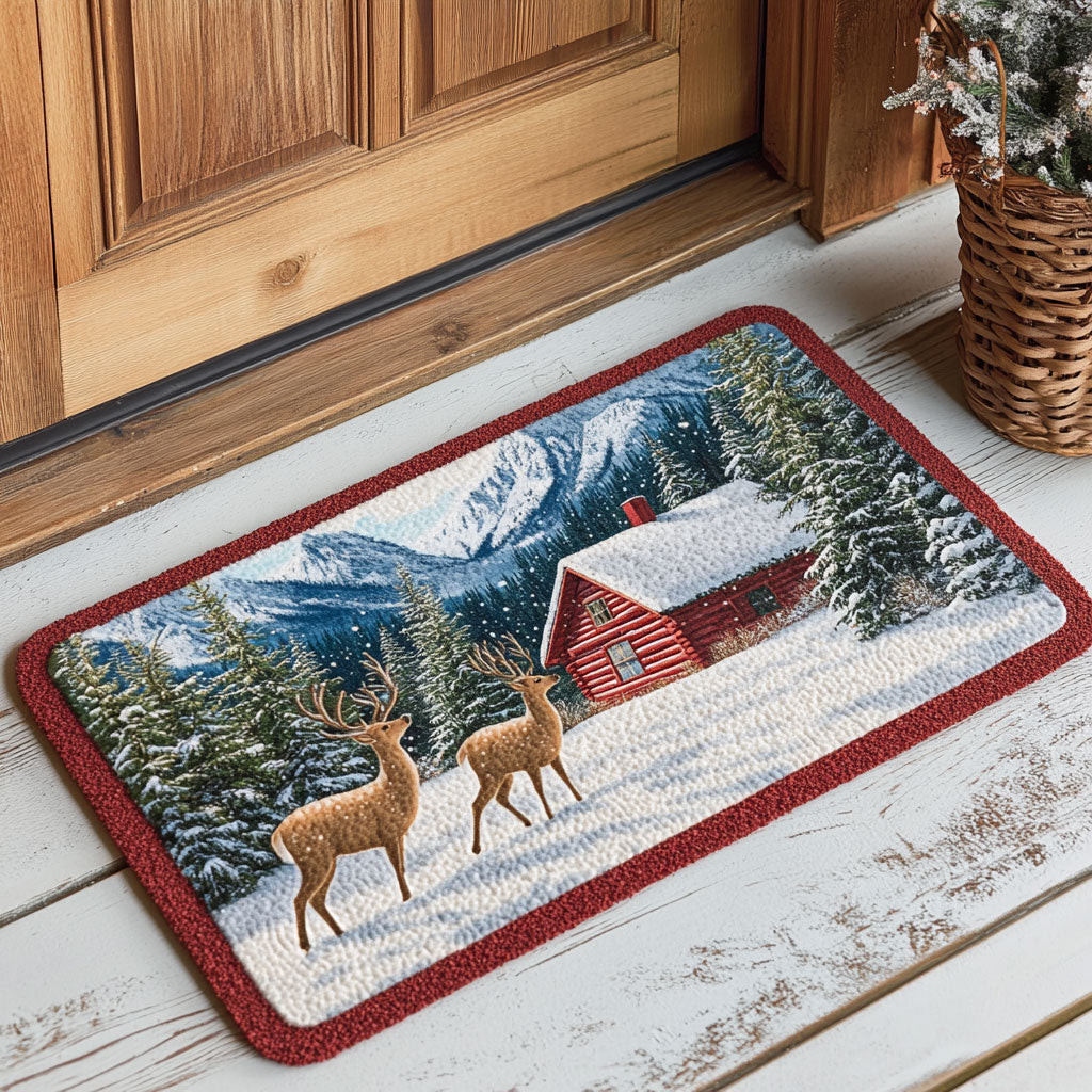 Frosty Friends Doormat Best Gift For Friends and Family on Christmas Day