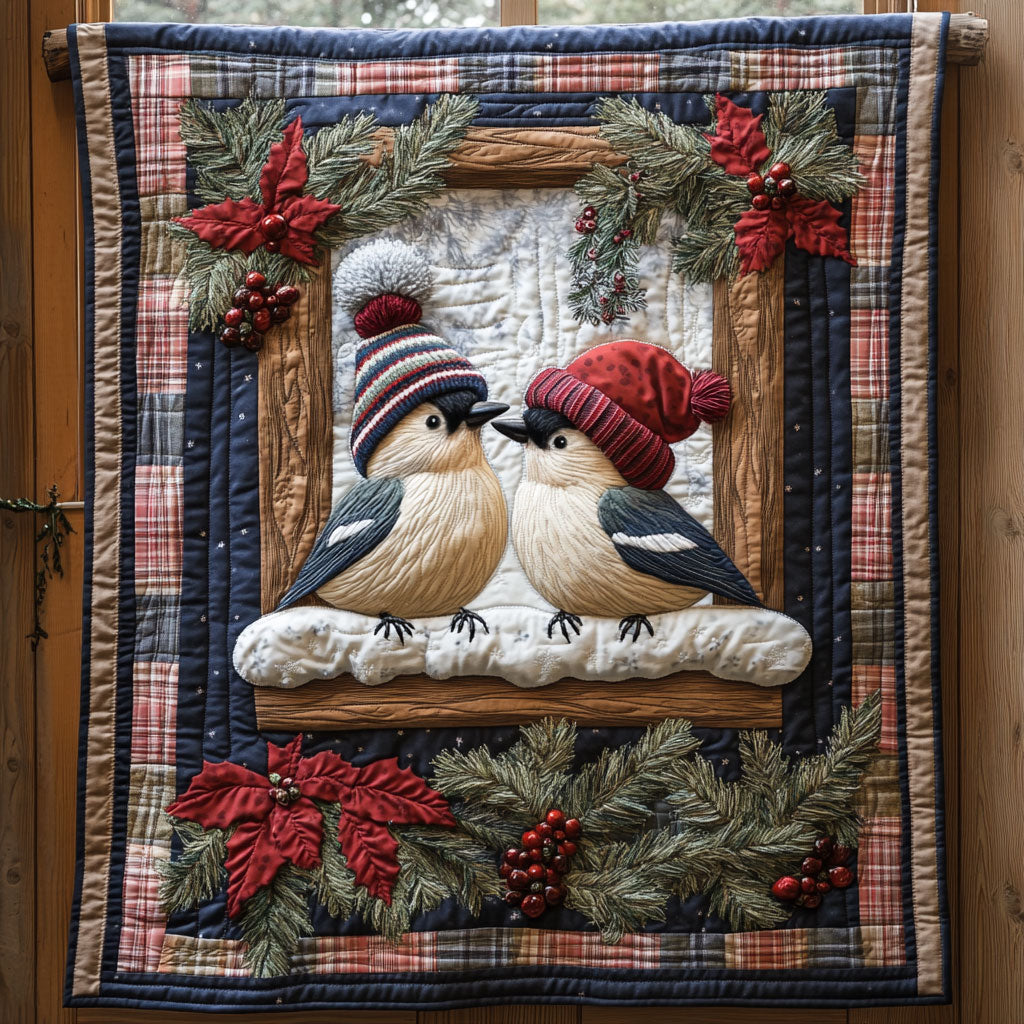 Frosty Friends Quilt Soft Quilt Blanket Gift to Warm Hearts