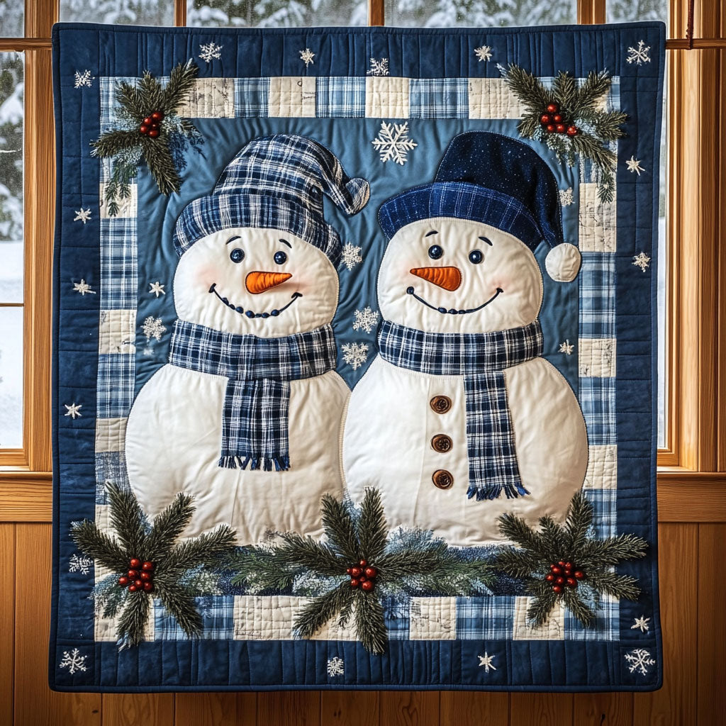 Frosty Hearts Quilt Soft Quilt Blanket to Add Style and Warmth