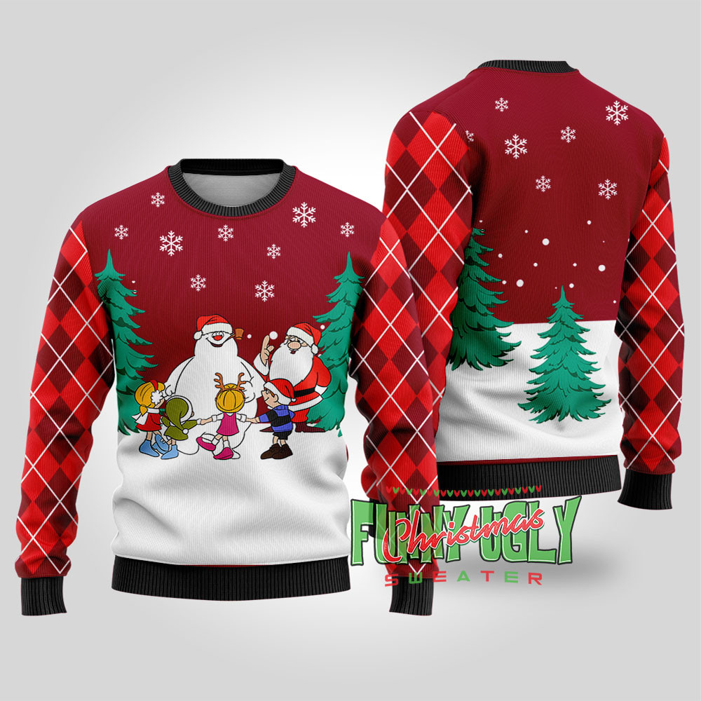 Frosty The Snowman Funny Christmas Sweater Cardinal Red Special Merch Gift Idea for Festive Celebrations