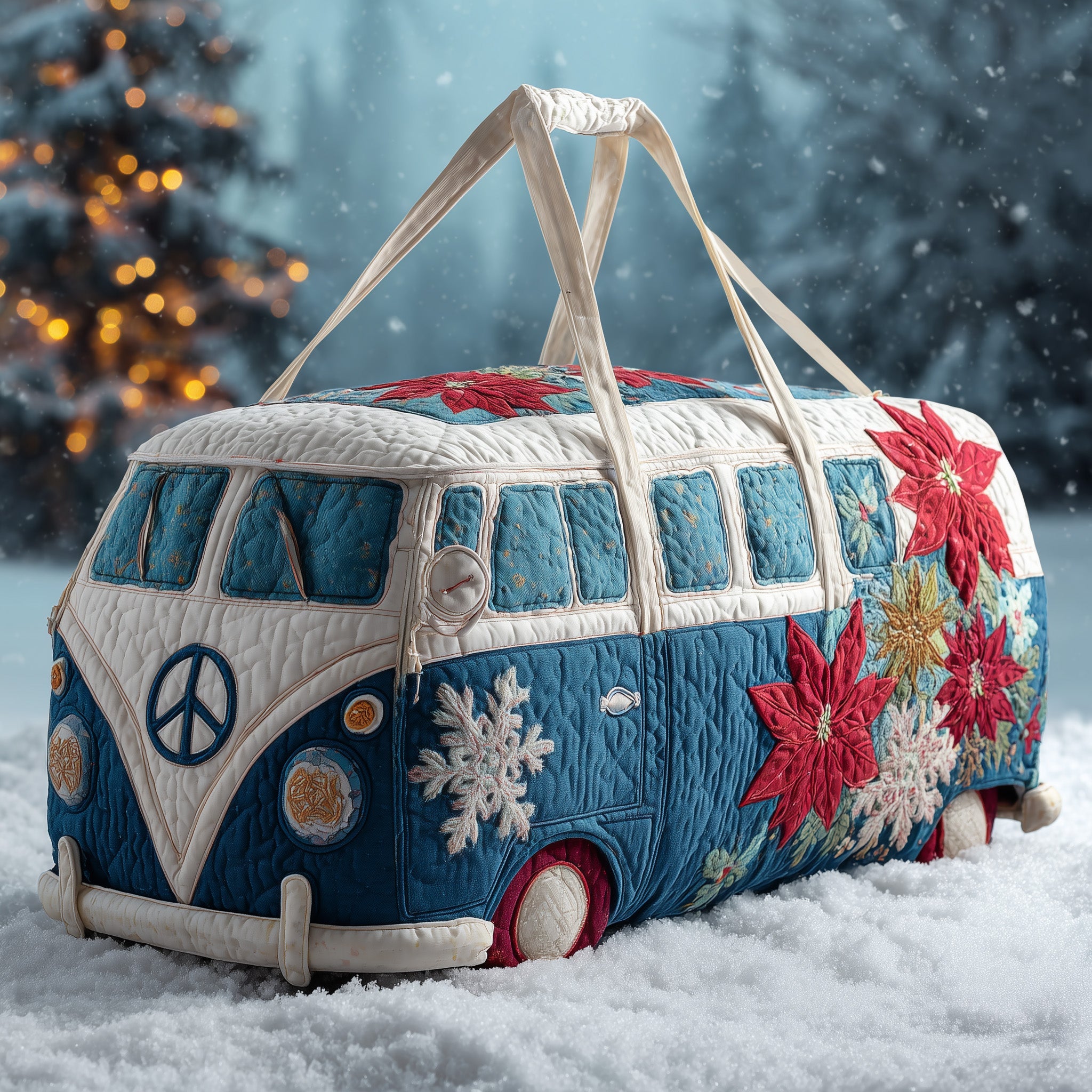 Frosty Van Quilted Duffle Bag Back To School Essential