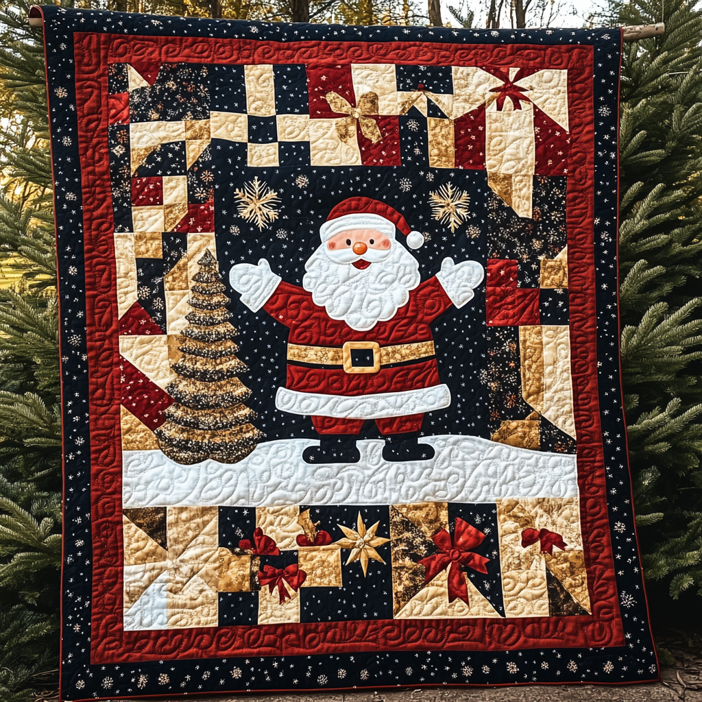Frosty Winter Wonder Quilted Blanket Christmas Presents For Wife