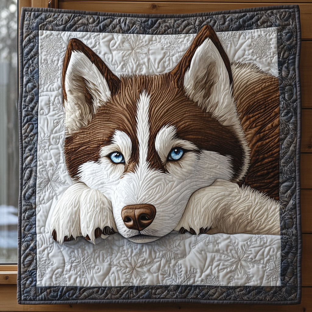 Frozen Paws Quilt Premium Quilt Blanket Gift for Cozy Winter Nights