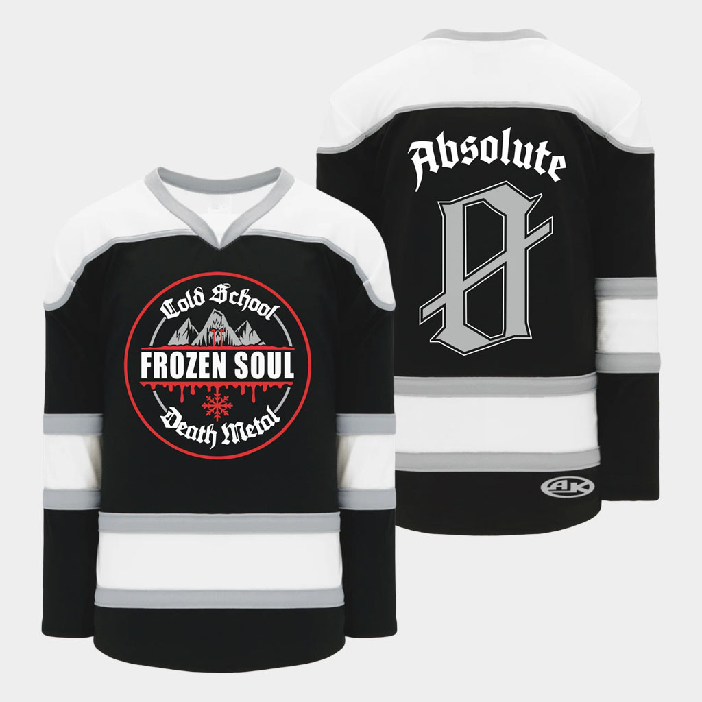 Frozen Soul Merch 2026 Absolute Zero Hockey Jersey Gifts For Death Metal Lovers