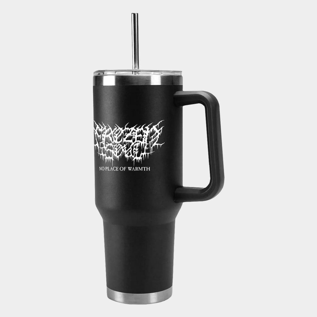 Frozen Soul Merch 2026 Frozen Soul Logo Tumbler No Place Of Warmth Travel Mug Gifts For BFF