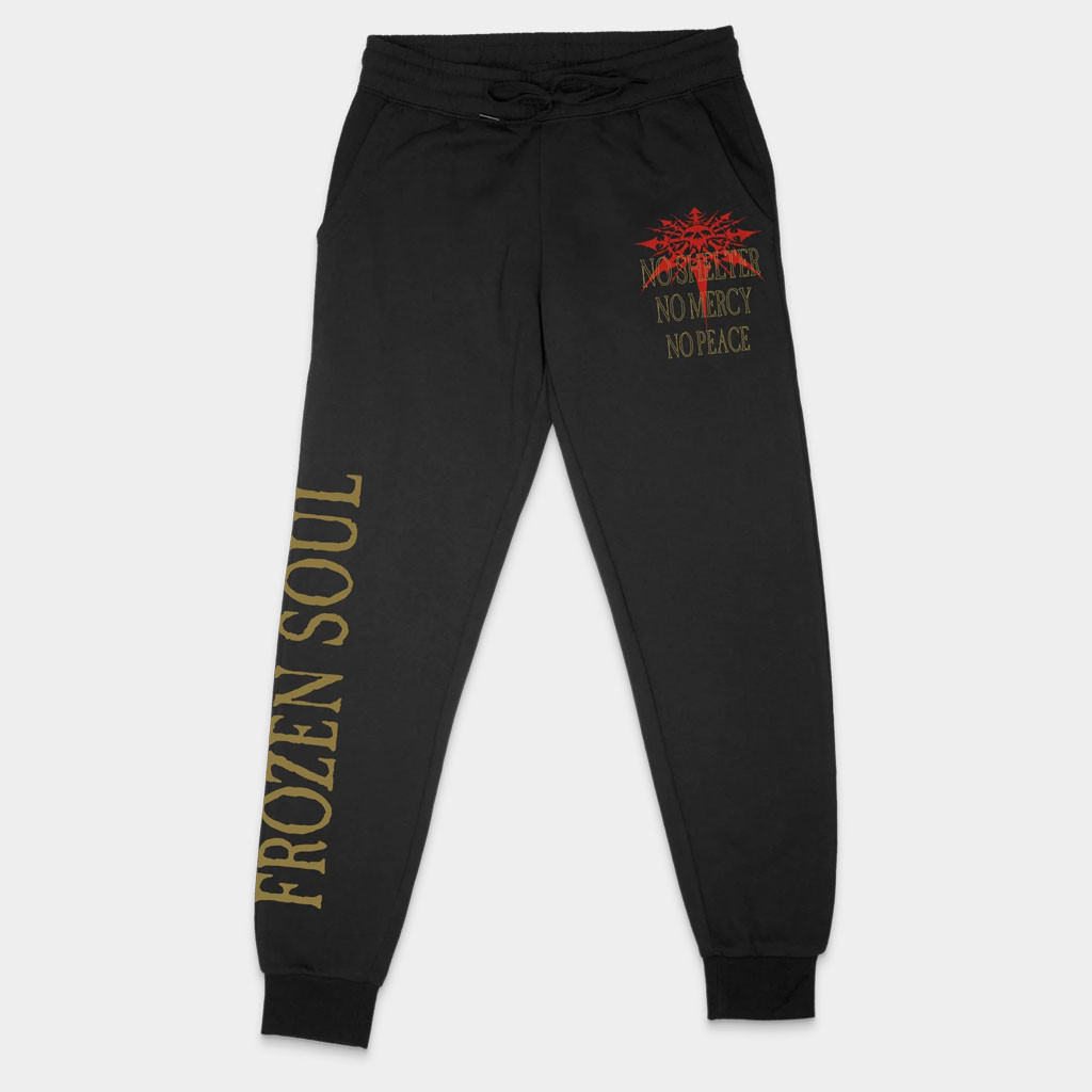 Frozen Soul Merch 2026 No Shelter No Mercy No Peace Sweatpants Gifts For Boyfriend