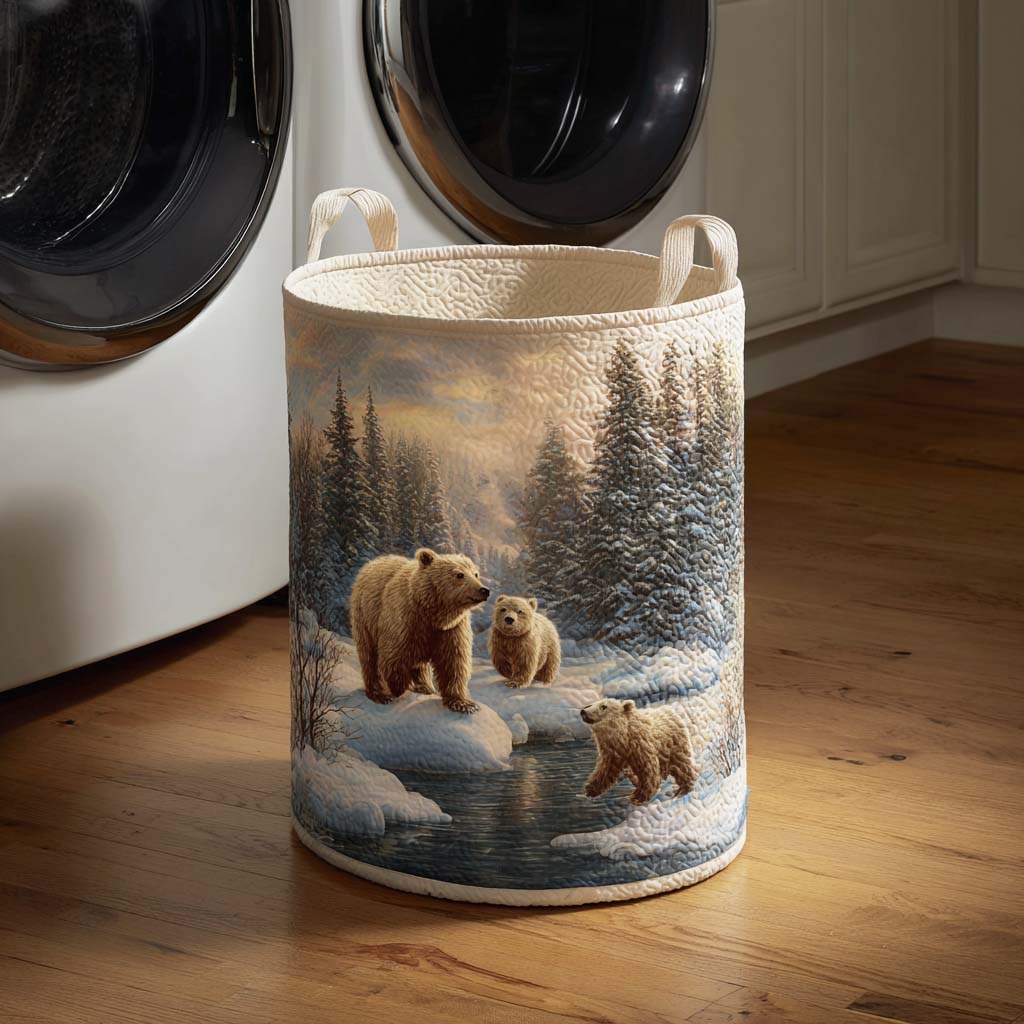 Frozen Trail Quilted Laundry Basket Perfect Birthday Gift Idea