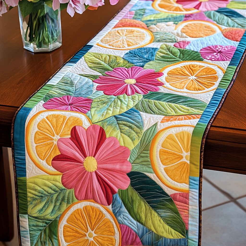 Fruit Fiesta Quilted Table Runner Dining Table Ideas Best Friend Gift Ideas