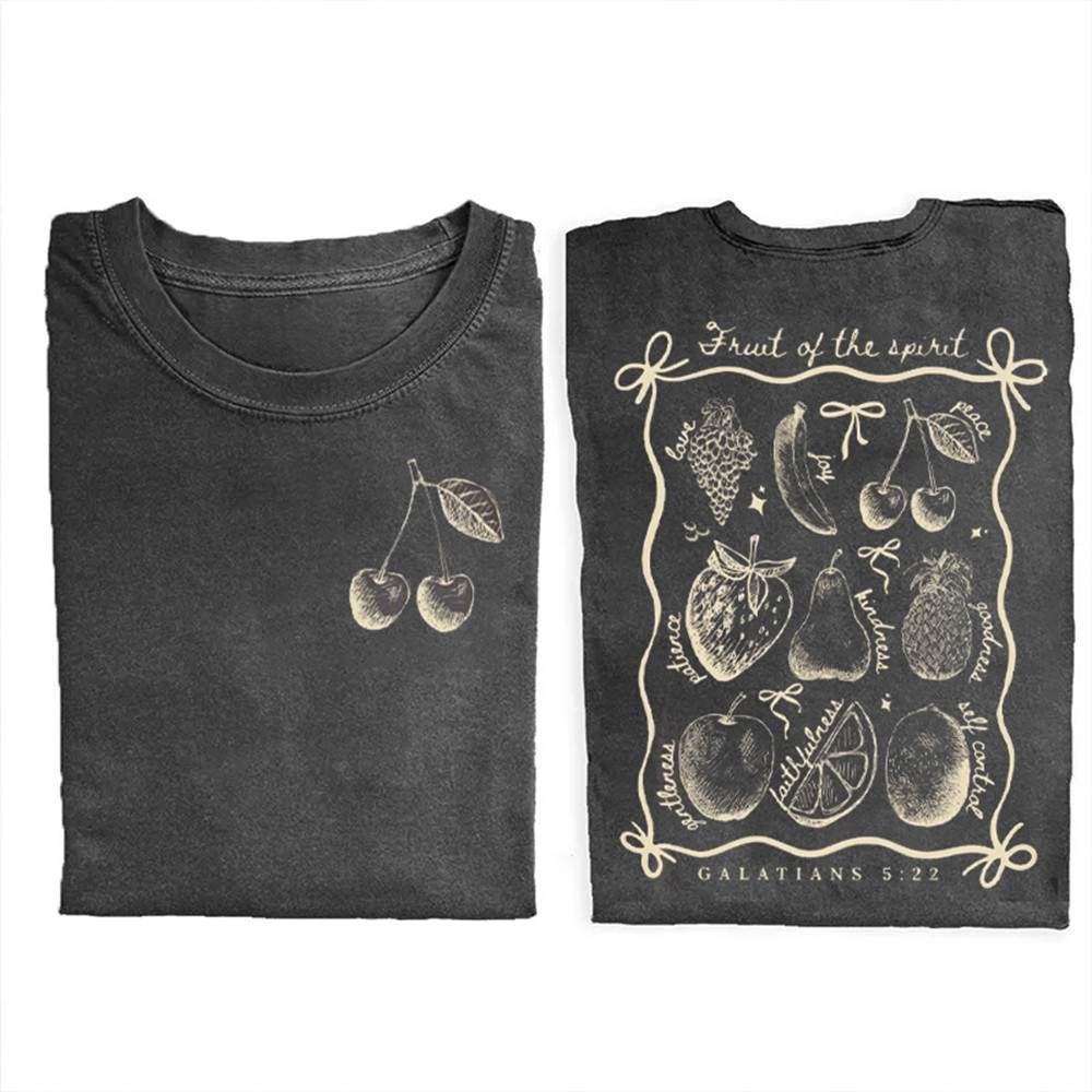 Fruit Of The Spirit Christian T-Shirt Bible Inspired Shirt Unique Gift For Wife