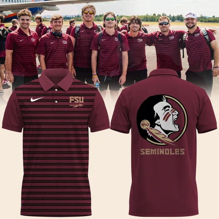 FSU Florida State Seminoles Baseball 2025 Polo Shirt FSU Clothing Gifts For Him Her