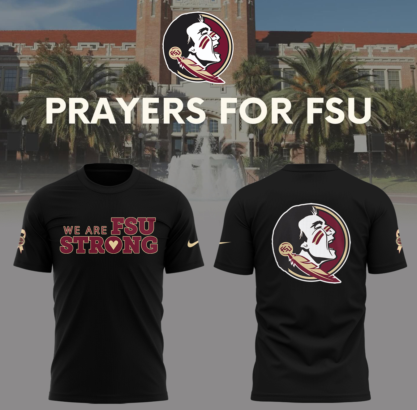 FSU Strong Black T-Shirt Best Gift For Fans