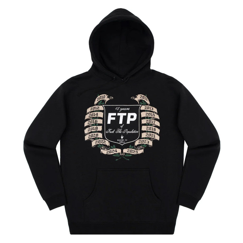 FTP Merch 15 Year Anniversary Hoodie Fthepopulation Merch Gifts For Him FTP Merch 15 Year Anniversary Hoodie Fthepopulation Merch Gifts For Him