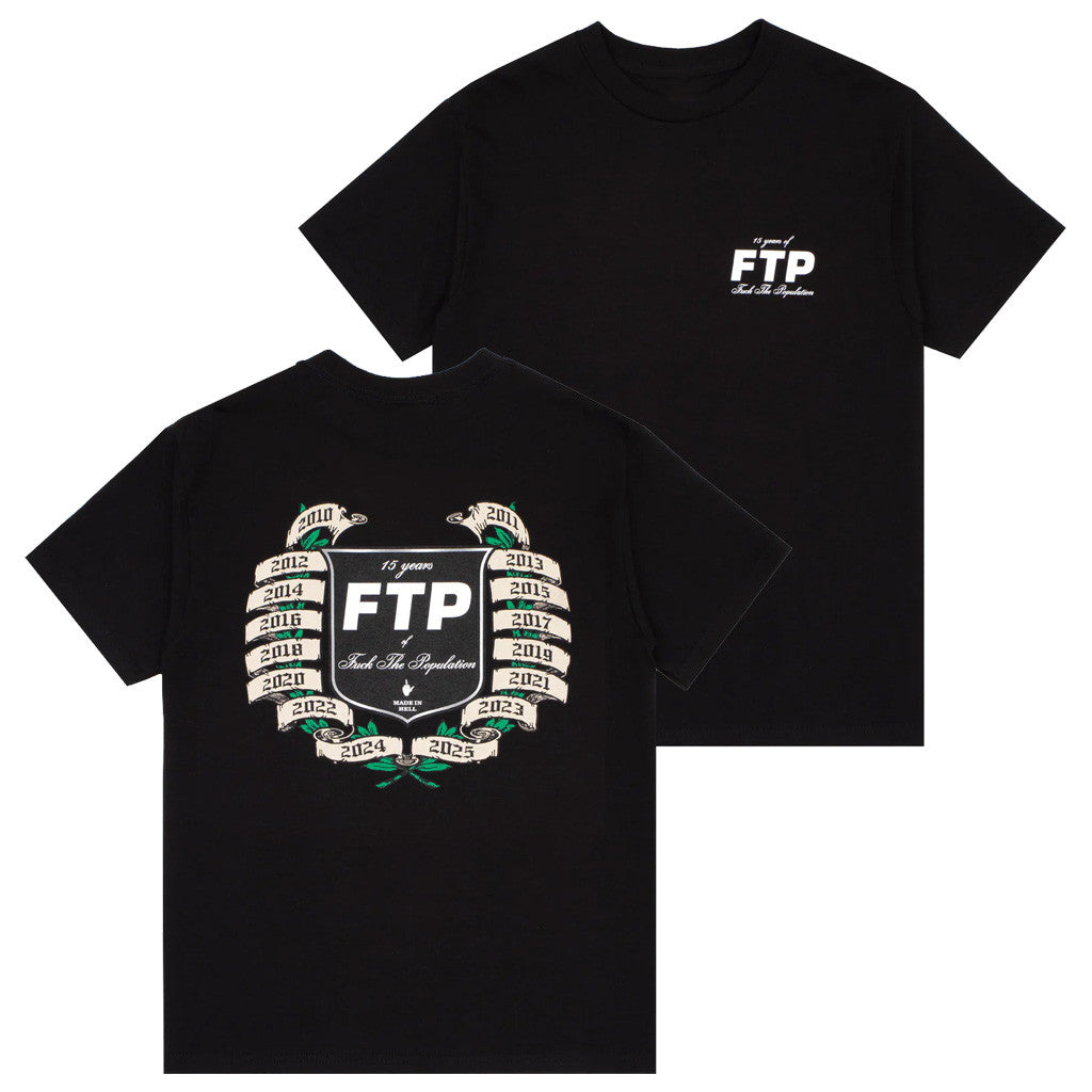 FTP Merch 15 Year Anniversary T-Shirt Fthepopulation Merch Gifts For Him FTP Merch 15 Year Anniversary T-Shirt Fthepopulation Merch Gifts For Him
