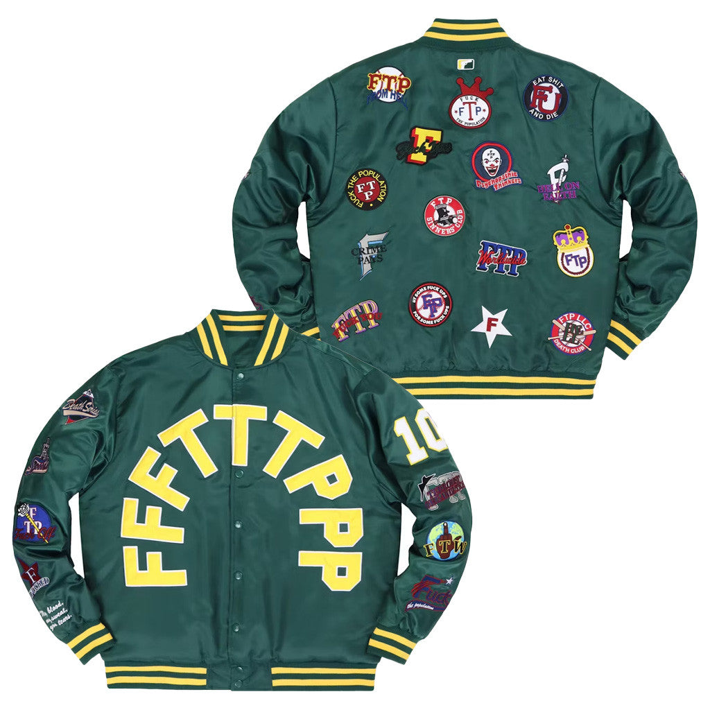 FTP Merch FTP League Varsity Jacket Best Gifts For Boyfriend FTP Merch FTP League Varsity Jacket Best Gifts For Boyfriend