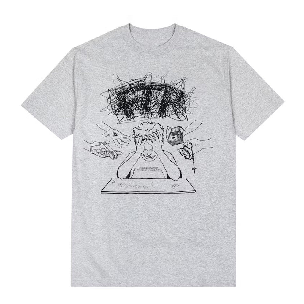 FTP Merch FTP Peer Pressure T-Shirt Grey Gifts For Dudes FTP Merch FTP Peer Pressure T-Shirt Grey Gifts For Dudes