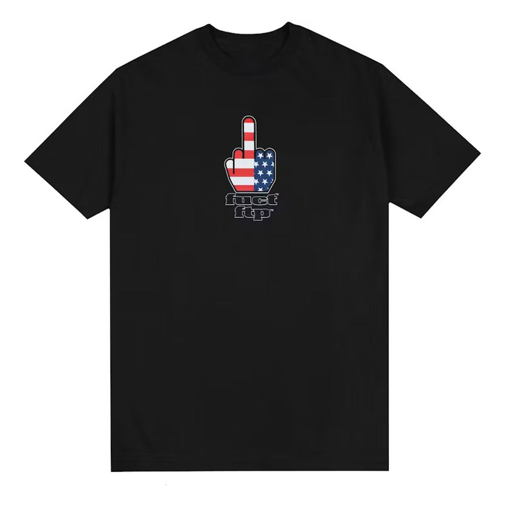 FTP Merch FTP x FUCT FTW Finger T-Shirt Black Gifts For Husband FTP Merch FTP x FUCT FTW Finger T-Shirt Black Gifts For Husband