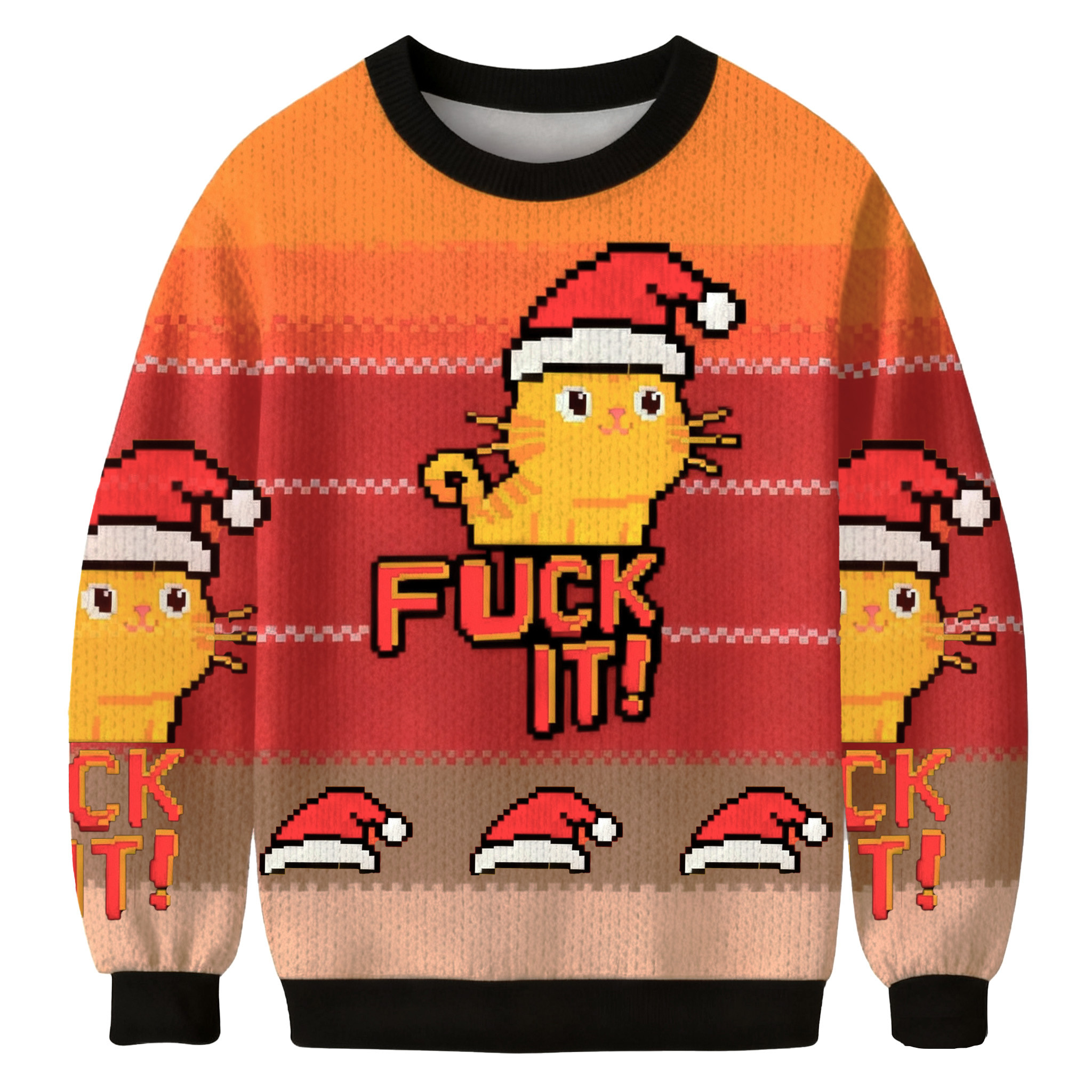 Fuck It Christmas Ugly Sweater Christmas Outfits Xmas Gifts For Meme Lover