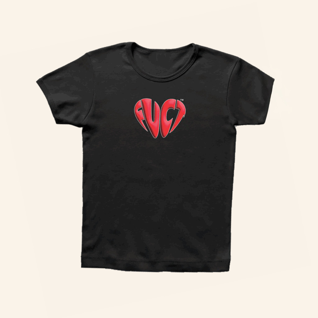 FUCT Merch FUCT Heart Logo T-Shirt Birthday Ideas For Girlfriend