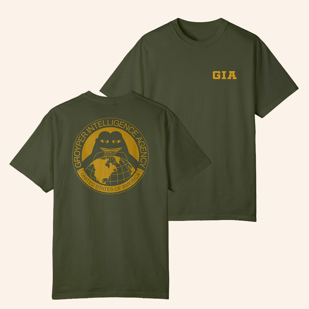 Fuentes Merch GIA T-Shirt Groyper Intelligence Agency Shirt Nick Fuentes Merch Gifts For Friend