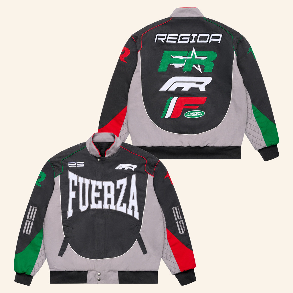 Fuerza Regida Merch Adrenalina Fuerza Jacket Christmas Presents For Him Fuerza Regida Merch Adrenalina Fuerza Jacket Christmas Presents For Him