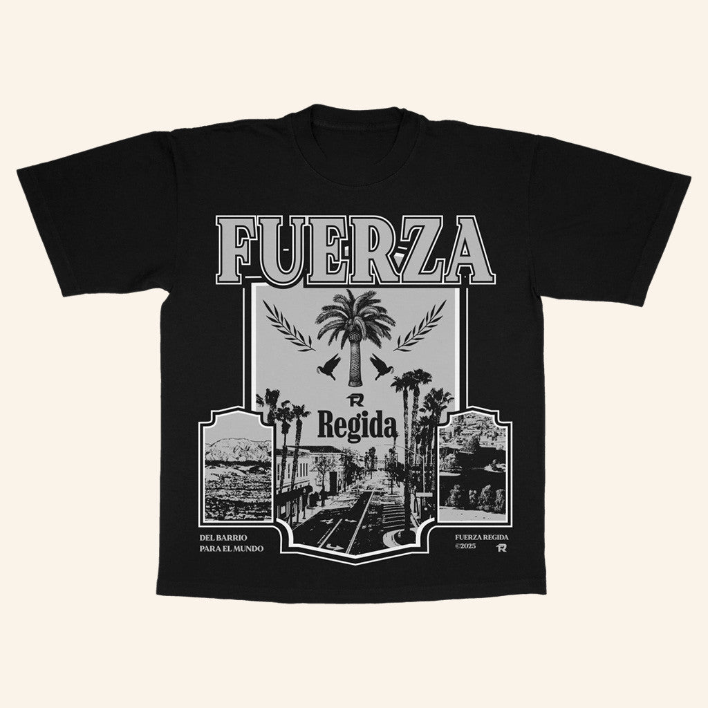 Fuerza Regida Merch Barrio Black T-Shirt Best Gifts For Music Lovers Fuerza Regida Merch Barrio Black T-Shirt Best Gifts For Music Lovers