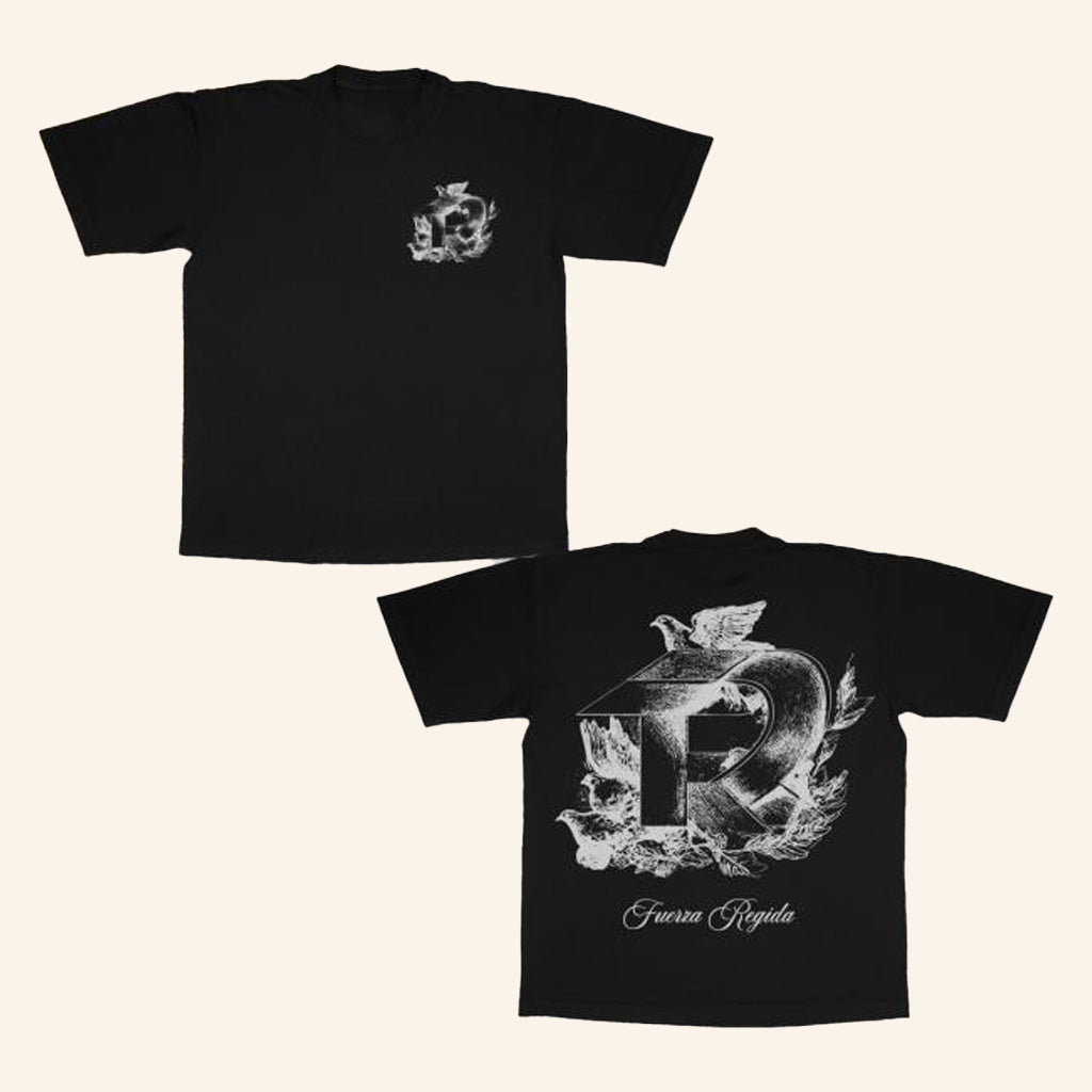 Fuerza Regida Merch Dove Black Shirt Gifts For Music Lovers Fuerza Regida Merch Dove Black Shirt Gifts For Music Lovers