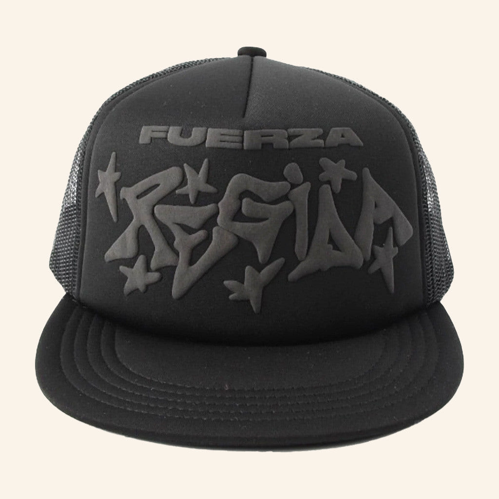 Fuerza Regida Merch Embroidered Trucker Hat Unique Gifts For Music Lovers Fuerza Regida Merch Embroidered Trucker Hat Unique Gifts For Music Lovers