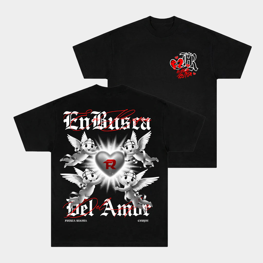 Fuerza Regida Merch En Busca Del Amor T-Shirt Fuerza Regida Shirt Gifts For Band Fans