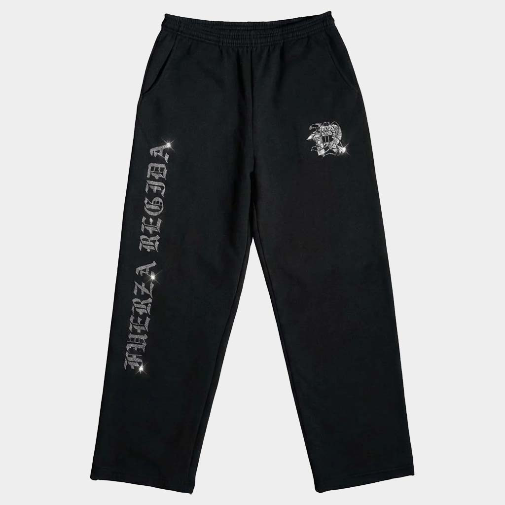 Fuerza Regida Merch FR Sweatpants Black Gifts For Band Fans Fuerza Regida Merch FR Sweatpants Black Gifts For Band Fans