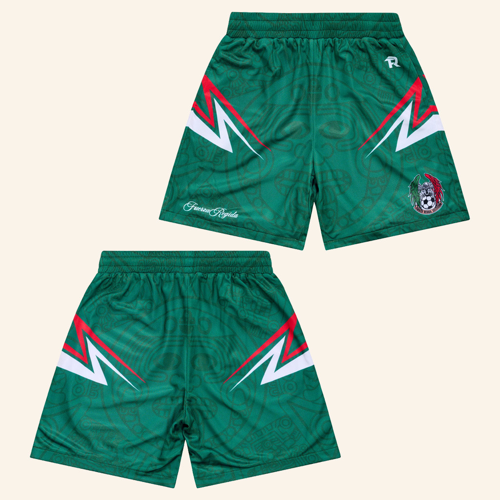 Fuerza Regida Merch Green Seleccion Shorts Birthday Gifts For Boyfriend