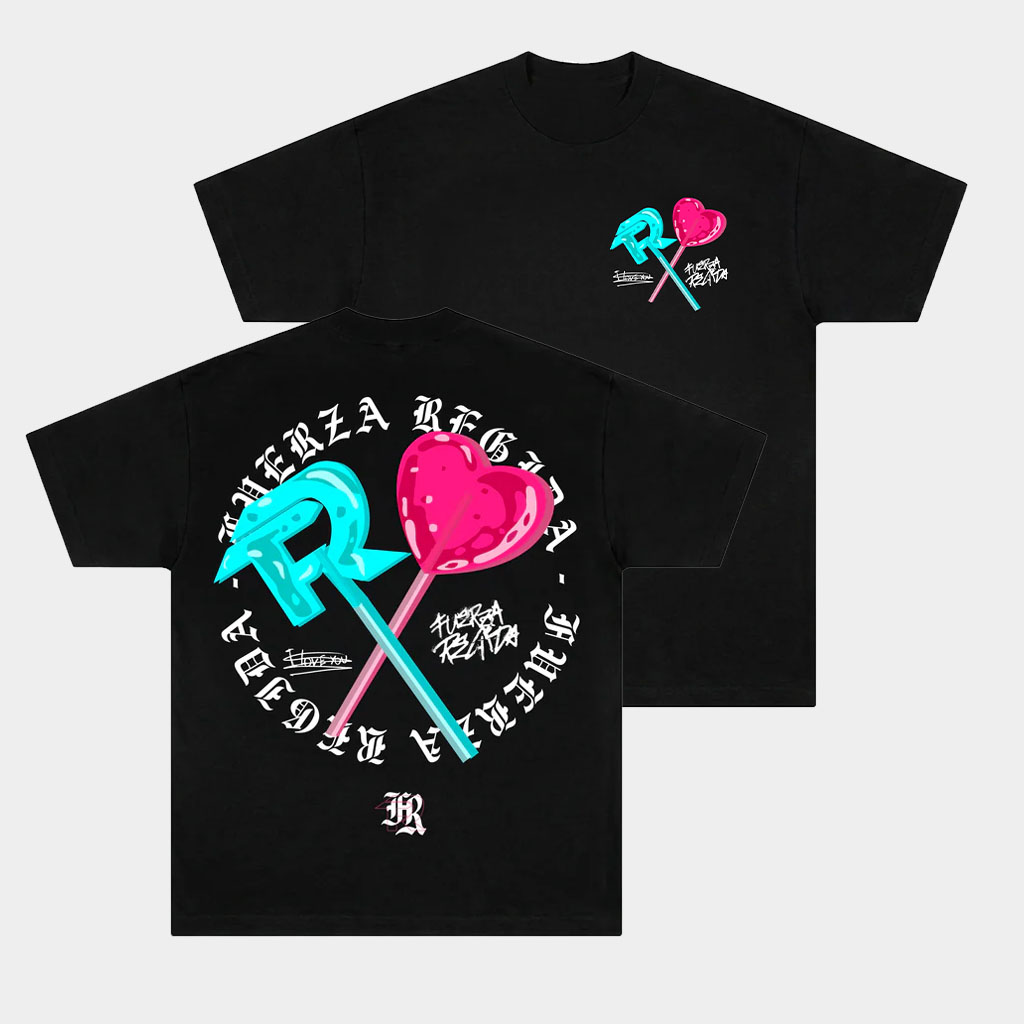 Fuerza Regida Merch Lollipop T-Shirt Fuerza Regida Shirt Birthday Gift For Sister