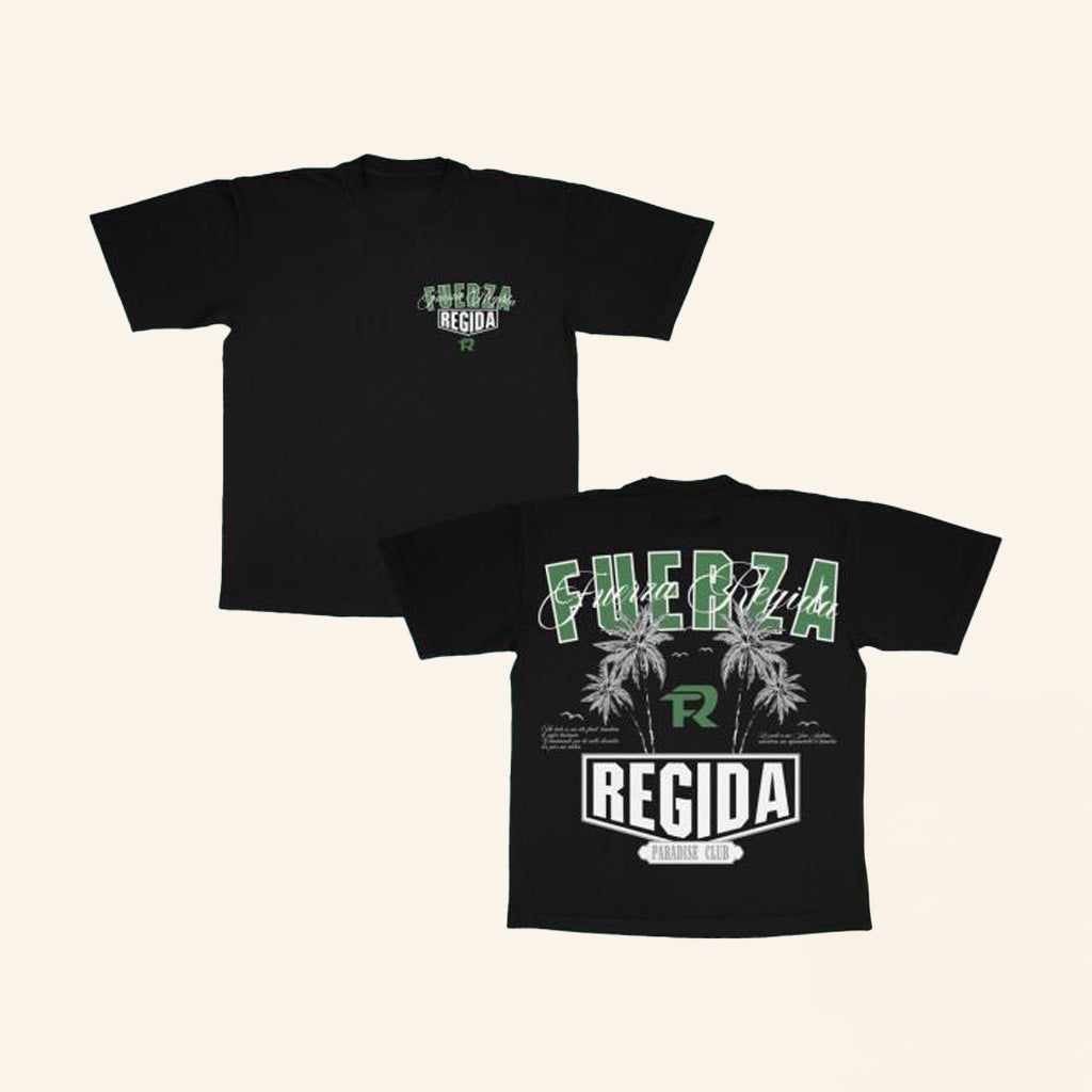 Fuerza Regida Merch Palms Paradise Black Shirt Best Gifts For Music Lovers Fuerza Regida Merch Palms Paradise Black Shirt Best Gifts For Music Lovers
