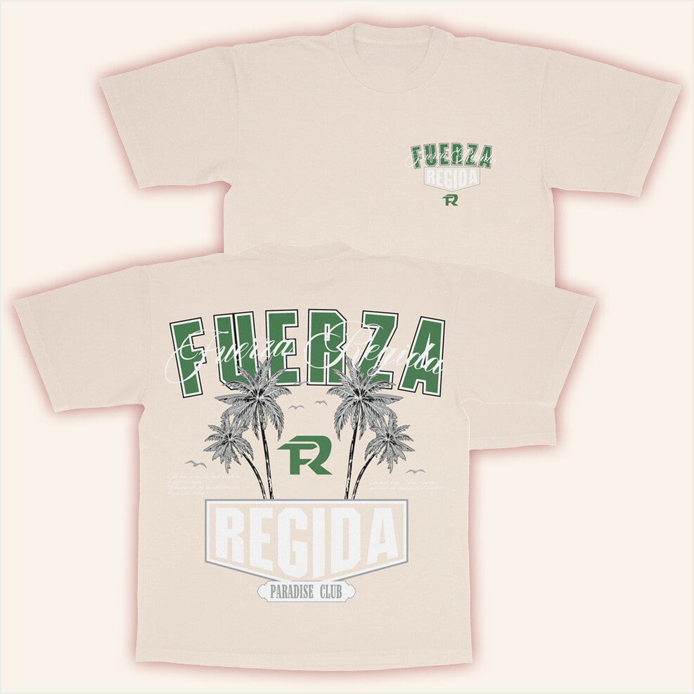 Fuerza Regida Merch Palms Paradise T-Shirt Present For Wife Birthday Gifts For Besties