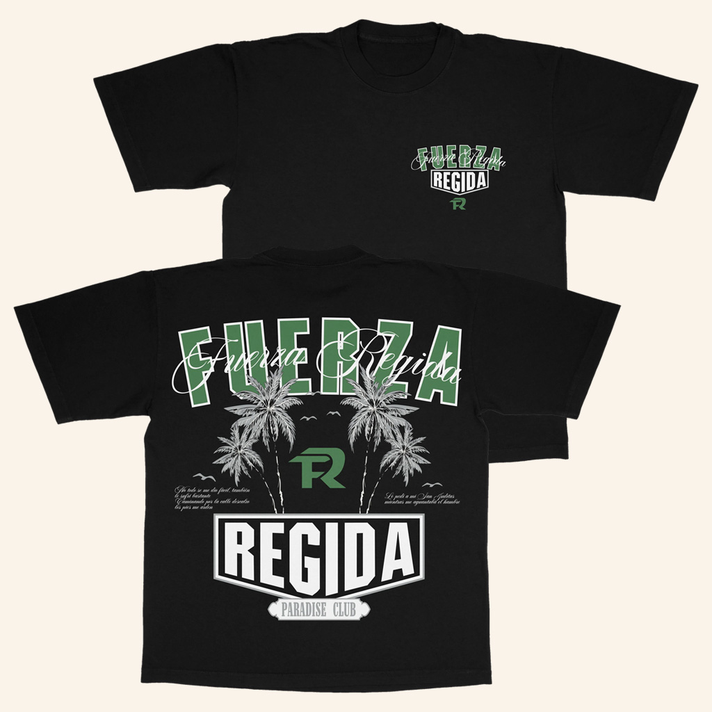 Fuerza Regida Merch Palms Paradise T-Shirt Xmas Gifts For Girlfriend Fuerza Regida Merch Palms Paradise T-Shirt Xmas Gifts For Girlfriend