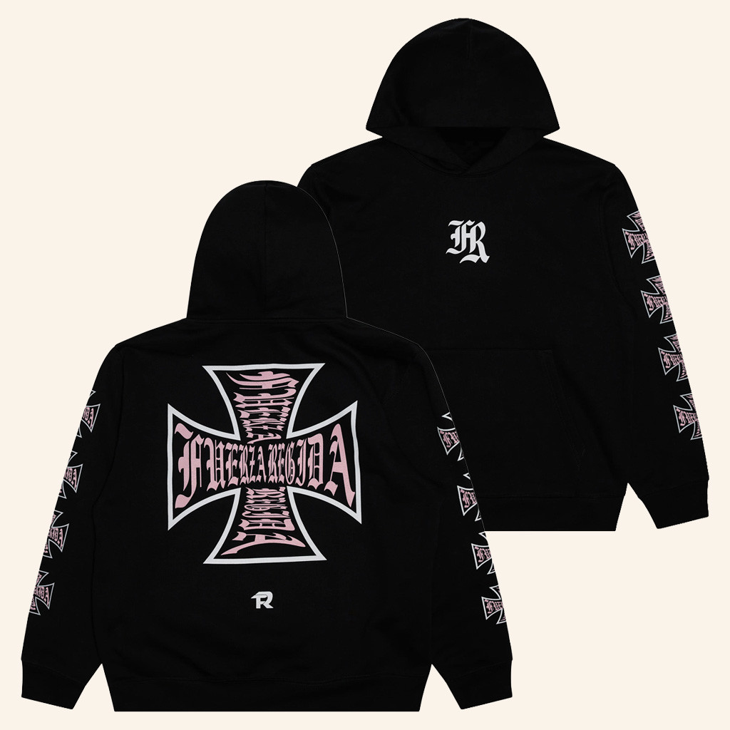 Fuerza Regida Merch Pink Chopper Hoodie Birthday Gift For Wife Fuerza Regida Merch Pink Chopper Hoodie Birthday Gift For Wife