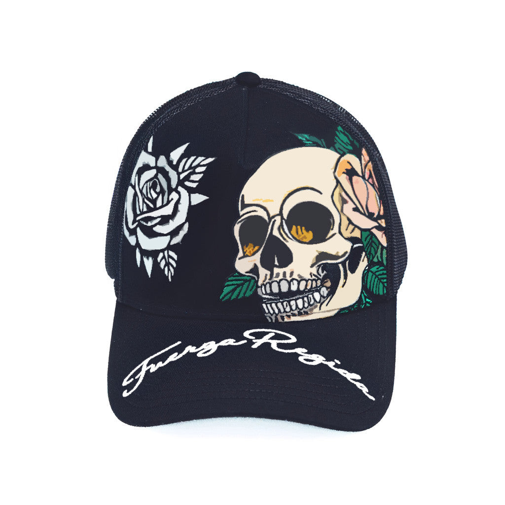 Fuerza Regida Merch Skull FR Trucker Hat Gift Ideas For Husband Fuerza Regida Merch Skull FR Trucker Hat Gift Ideas For Husband
