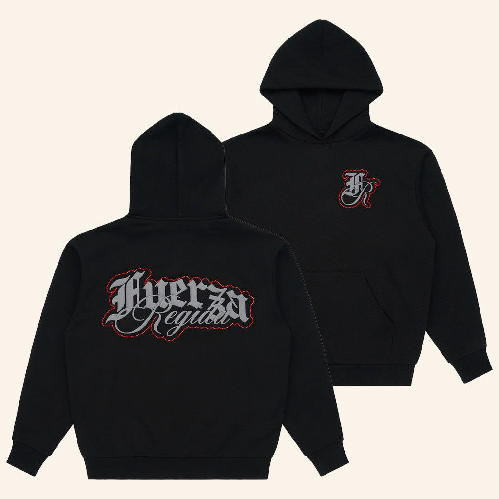 Fuerza Regida Merch Stones Black Hoodie Birthday Present For Husband Fuerza Regida Merch Stones Black Hoodie Birthday Present For Husband