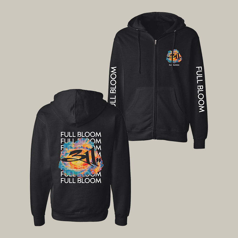 Full Bloom 311 Band Zip Hoodie American Rock Band 311 Apparel Music Fan Present
