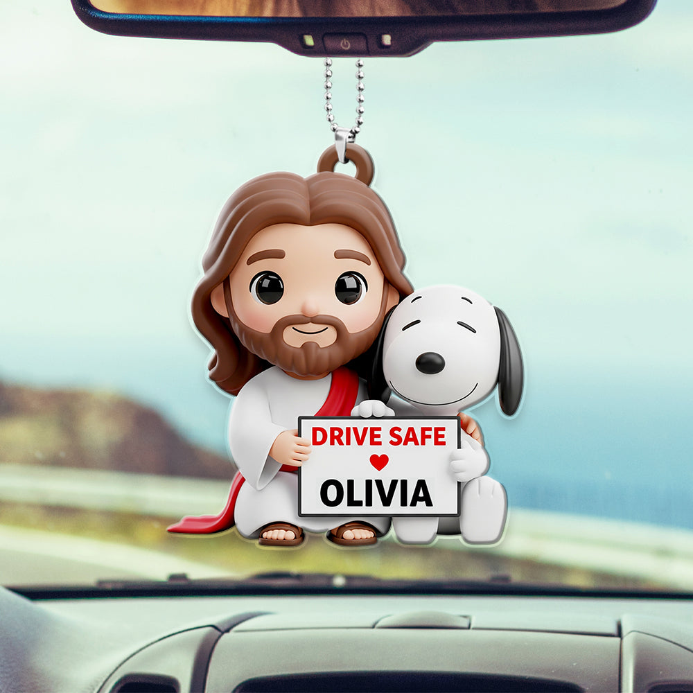 Full of Blessings Car Ornament Personalized Gifts For Heaven - Holiday Tree Decoration Gift