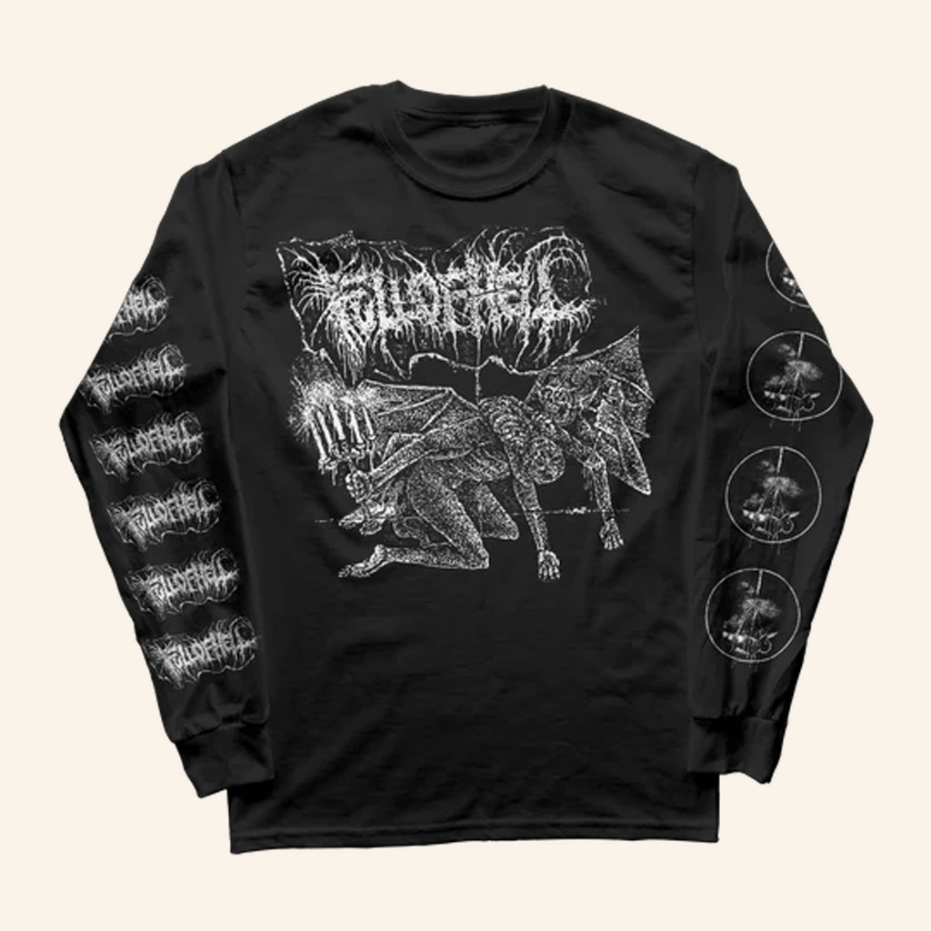Full Of Hell Merch Full Of Hell Demon Long Sleeve T-Shirt Birthday Gift For Dad Full Of Hell Merch Full Of Hell Demon Long Sleeve T-Shirt Birthday Gift For Dad