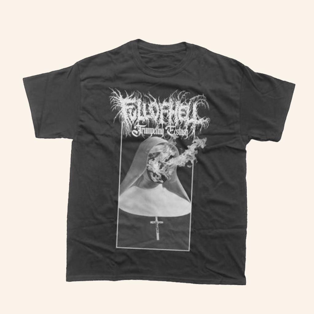 Full Of Hell Merch Full Of Hell Trumpeting T-Shirt Gifts For Band Fans